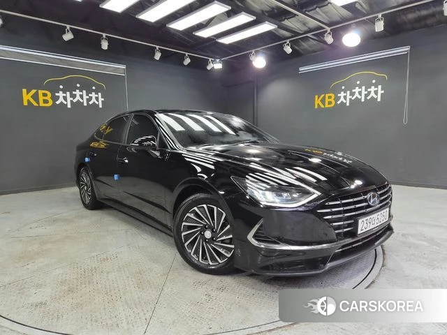 Hyundai Sonata Hybrid (DN8) 2023 Черный из Кореи