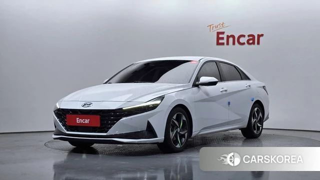 Hyundai Avante (CN7) 2020 Белый из Кореи