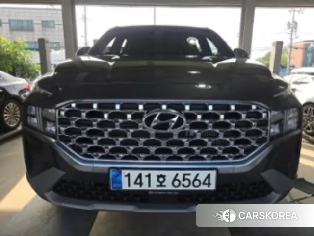 Hyundai The New Santa Fe 2021 Серый из Кореи