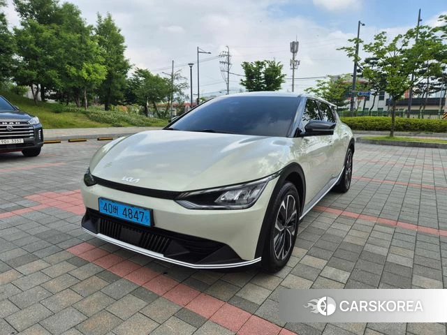 Kia EV6 2021 Жемчужный цвет из Кореи