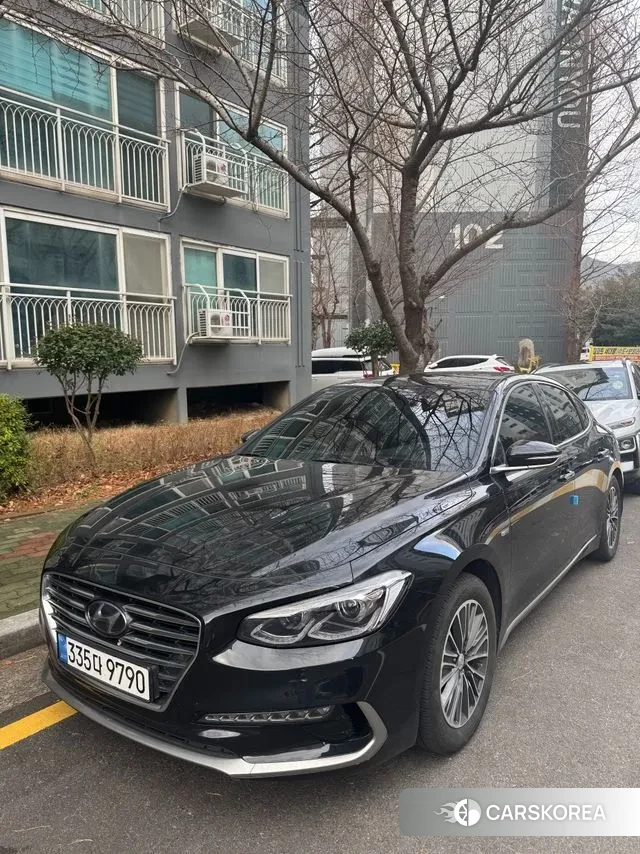 Hyundai Grandeur IG Hybrid 2019 Черный из Кореи