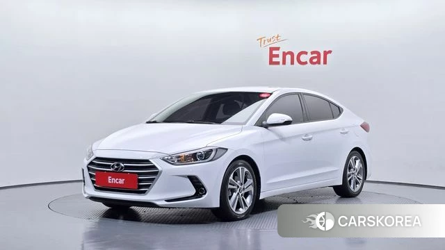 Hyundai Avante AD 2018 Белый из Кореи