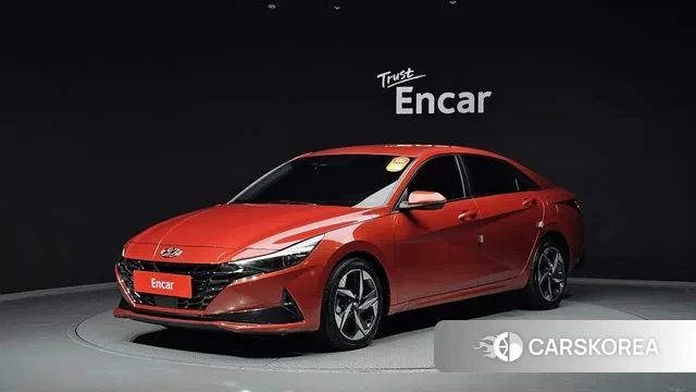 Hyundai Avante (CN7) 2020 Красный из Кореи