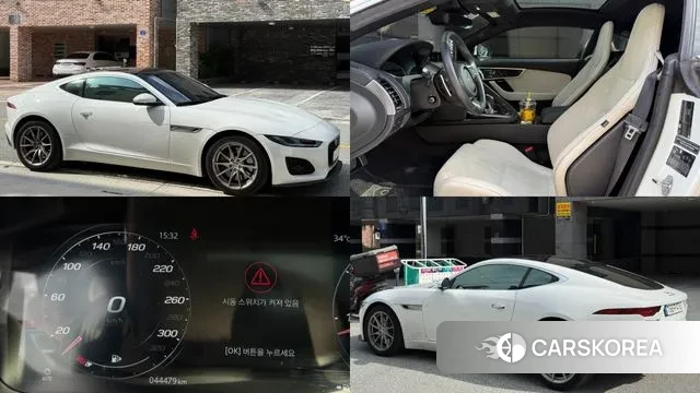 Jaguar F-TYPE 2021 Белый из Кореи