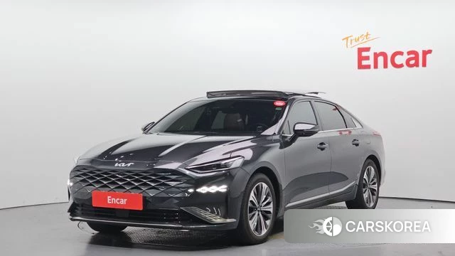Kia K8 Hybrid 2023 Серый из Кореи
