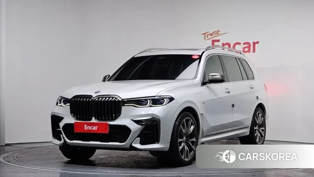 BMW X7 (G07) 2021 Белый из Кореи