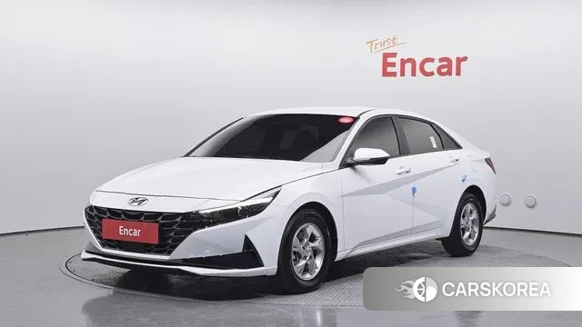 Hyundai Avante (CN7) 2022 Белый из Кореи