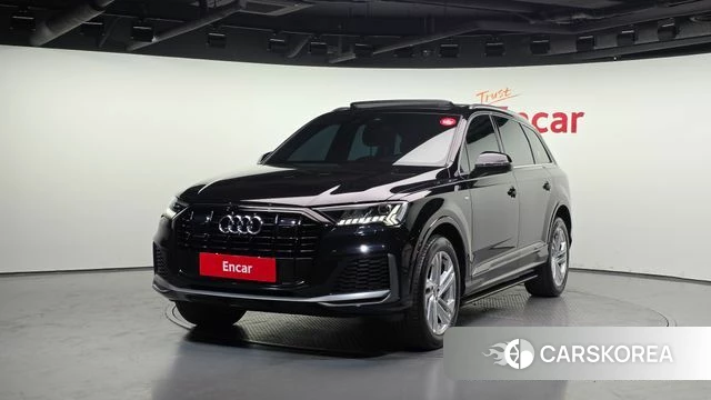Audi Q7 (4M) 2021 Черный из Кореи