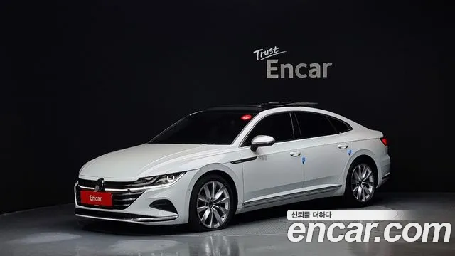 Volkswagen Arteon 2022 Белый из Кореи