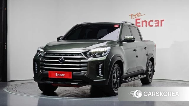 Ssangyong The New Rexton Sport 2022 Темно-зеленый из Кореи