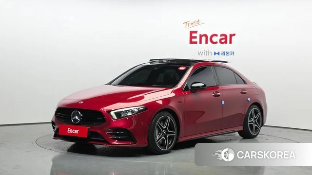Mercedes-Benz A-Class W177 2022 Красный из Кореи
