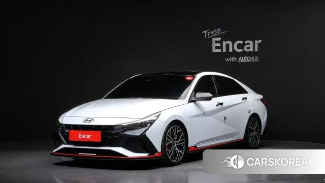 Hyundai Avante (CN7) 2022 Белый из Кореи