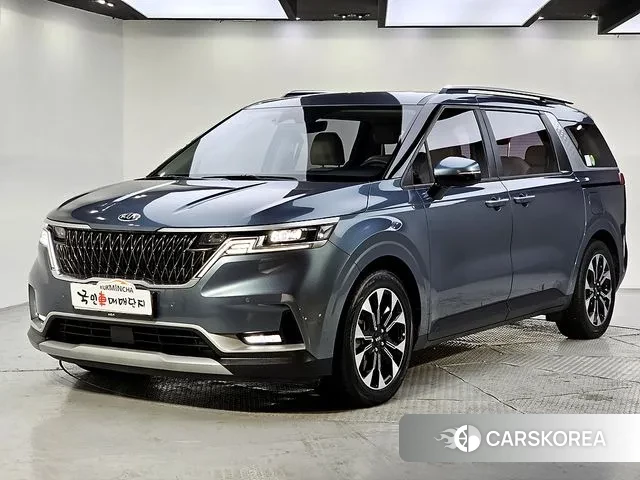 Kia Carnival 4th generation 2021 Темно-зеленый из Кореи