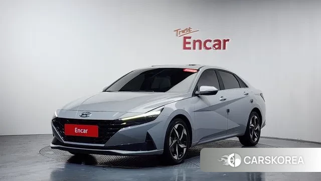 Hyundai Avante (CN7) 2021 Серебряный из Кореи