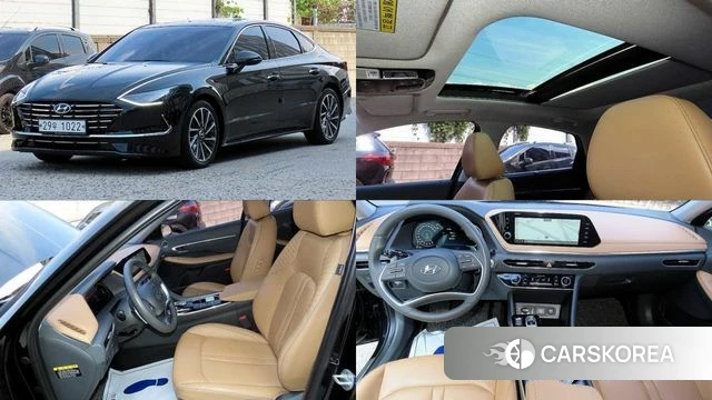 Hyundai Sonata (DN8) 2019 Черный из Кореи