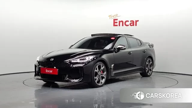 Kia Stinger 2018 Черный из Кореи