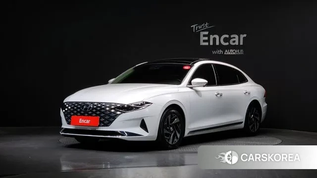 Hyundai The New Grandeur IG Hybrid 2020 Белый из Кореи