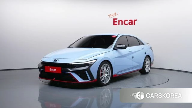 Hyundai The New Avante (CN7) 2024 Небесно-голубой из Кореи