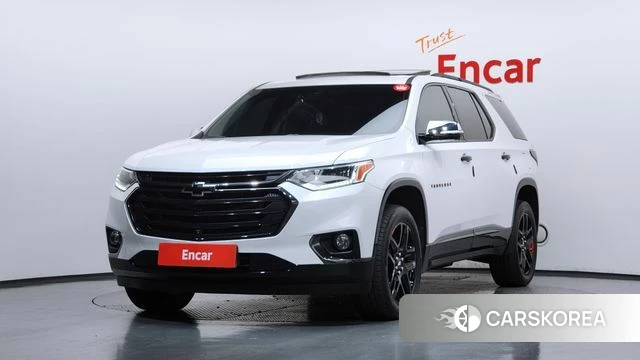 Chevrolet (GM Daewoo) Traverse 2021 Белый из Кореи