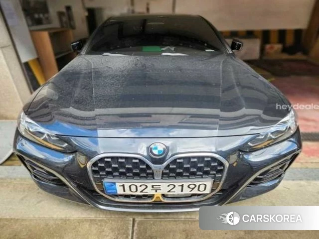 BMW 4 Series (G22) 2021 Черный из Кореи