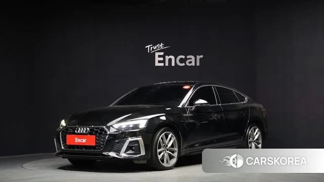 Audi A5 (F5) 2021 Черный из Кореи