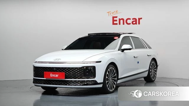 Hyundai Grandeur Hybrid (GN7) 2024 Белый из Кореи