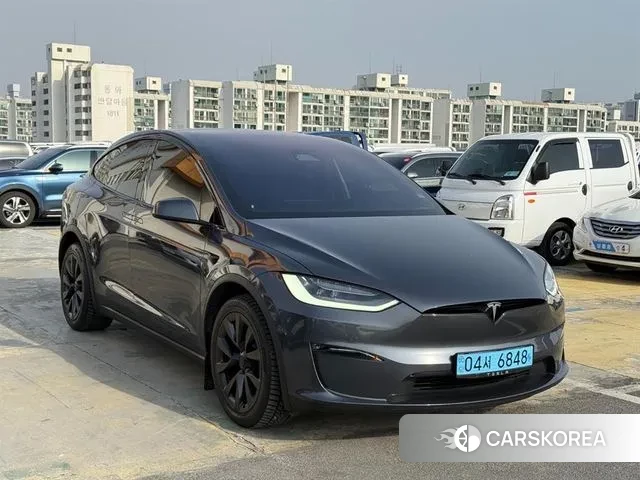 Tesla Model X 2023 Серый из Кореи