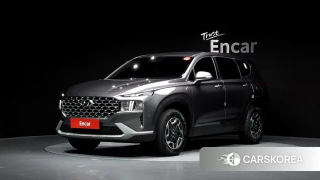 Hyundai The New Santa Fe 2023 Серый из Кореи