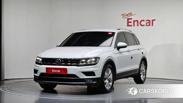 Volkswagen Tiguan second Generation 2020 Белый из Кореи
