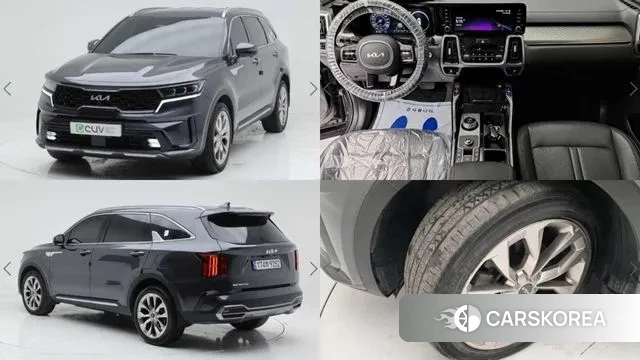 Kia Sorento 4th Generation 2022 Серый из Кореи