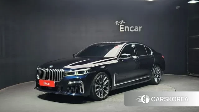 BMW 7 Series (G11) 2021 Синий из Кореи