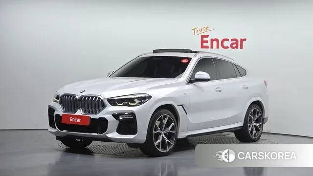 BMW X6 (G06) 2020 Черный из Кореи