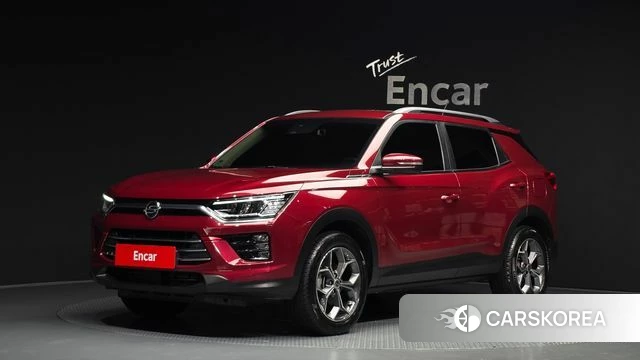 Ssangyong Beautiful Korando 2021 Красный из Кореи
