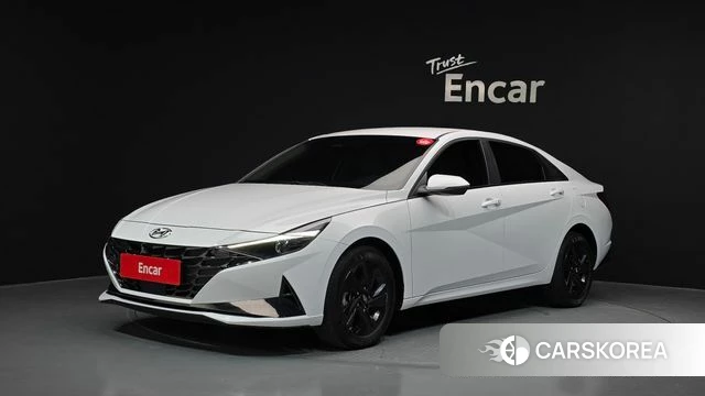 Hyundai Avante (CN7) 2022 Белый из Кореи