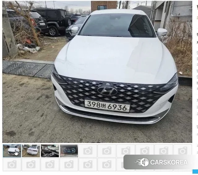 Hyundai The New Grandeur IG 2022 Черный из Кореи