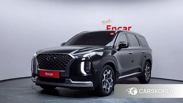 Hyundai Palisade 2022 Черный из Кореи