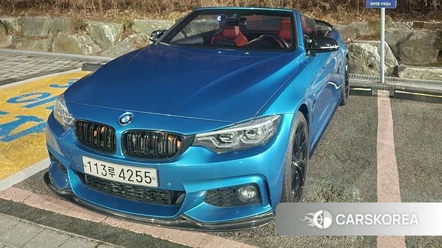 BMW 4 Series (F32) 2018 Синий из Кореи