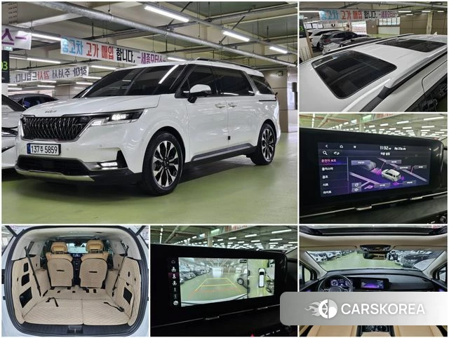 Kia Carnival 4th generation 2023 Белый из Кореи