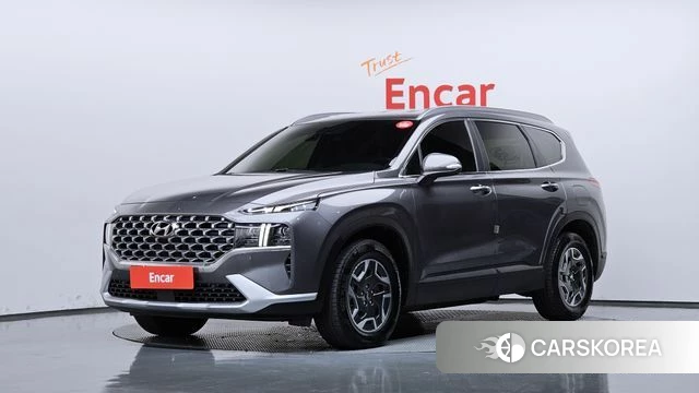 Hyundai The New Santa Fe 2022 Серый из Кореи