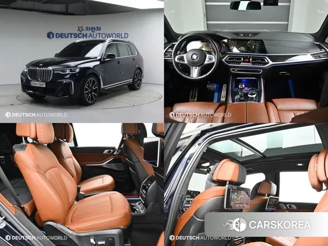 BMW X7 (G07) 2022 Черный из Кореи