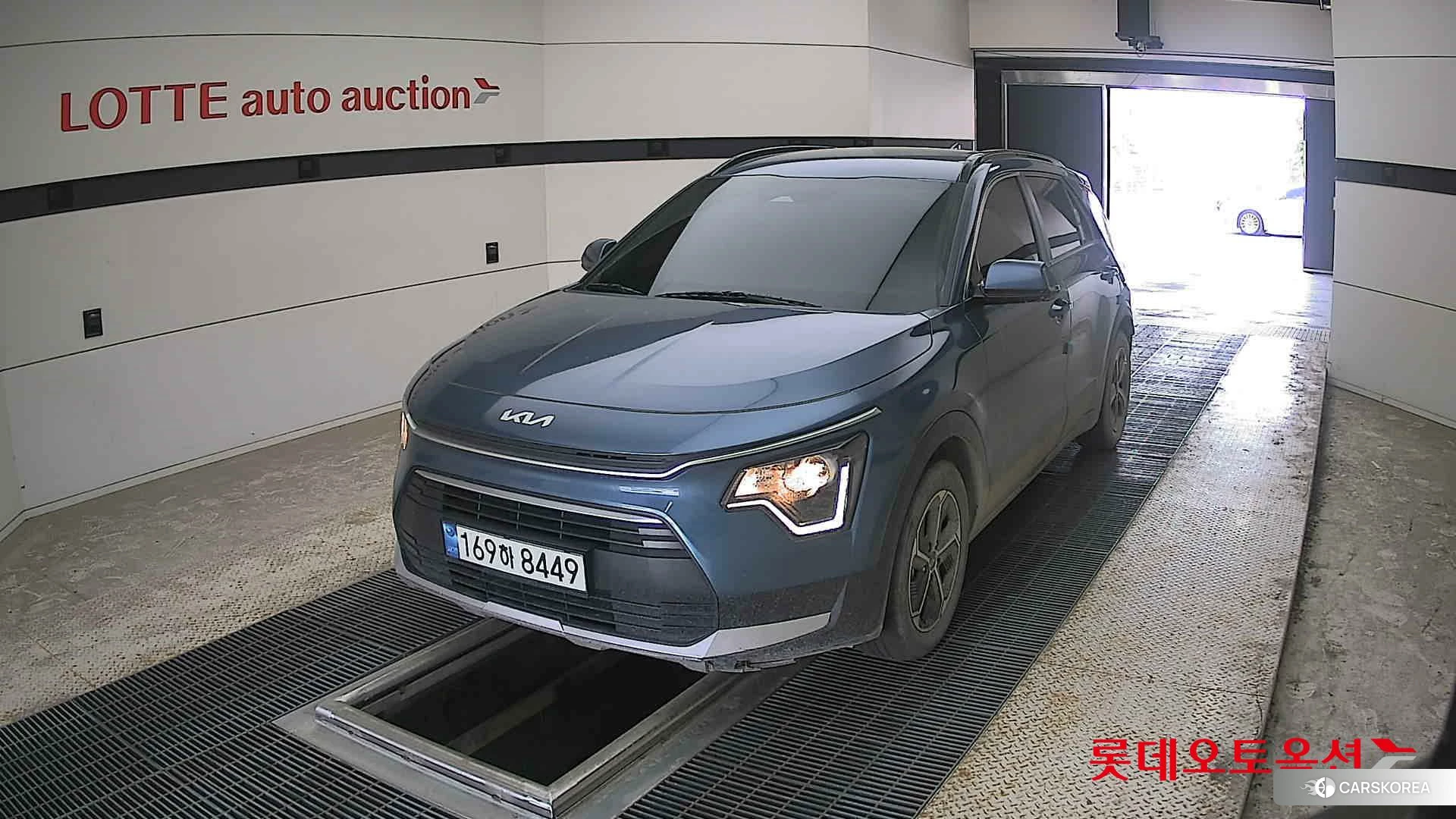 Kia Niro Hybrid 2022 Mineral Blue из Кореи