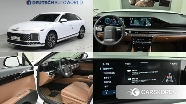Hyundai Grandeur Hybrid (GN7) 2023 Белый из Кореи