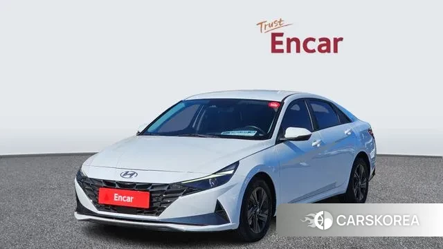 Hyundai Avante (CN7) 2022 Белый из Кореи