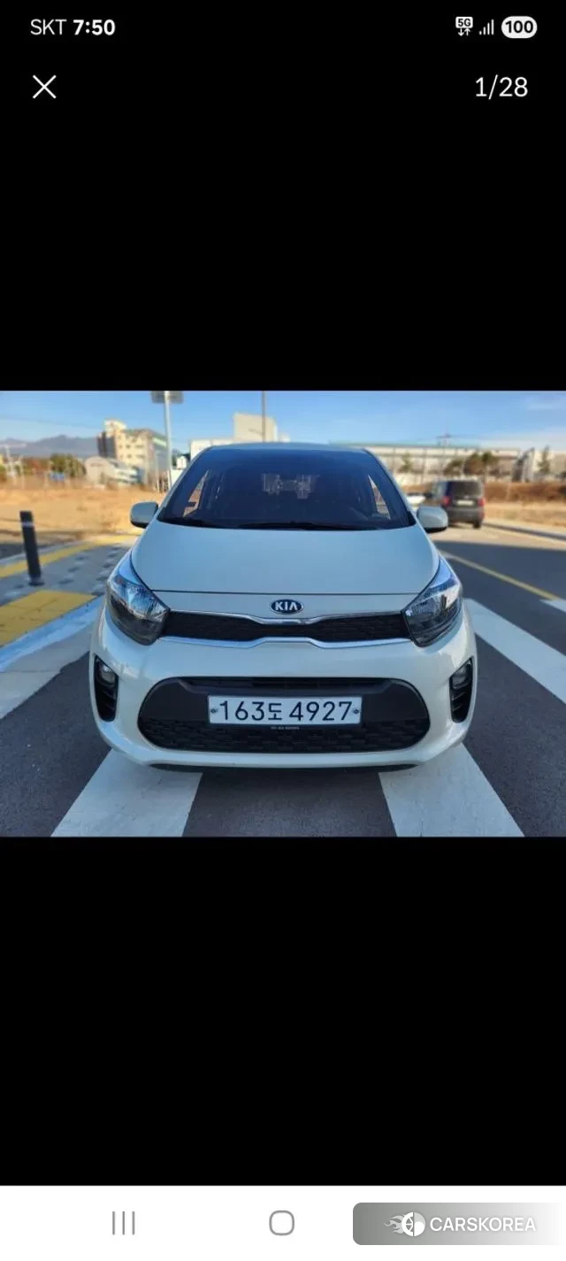 Kia All New Morning (JA) 2019 Белый из Кореи