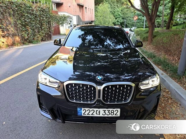 BMW X4 (G02) 2022 Черный из Кореи