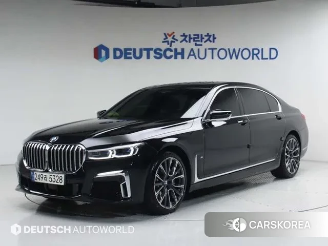 BMW 7 Series (G11) 2021 Черный из Кореи