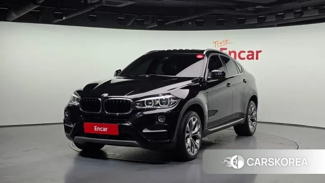 BMW X6 (F16) 2018 Черный из Кореи