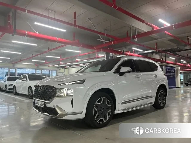 Hyundai The New Santa Fe 2022 Белый из Кореи