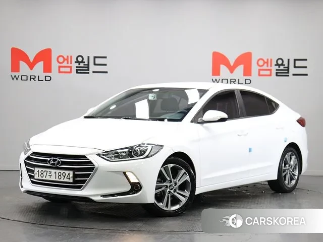 Hyundai Avante AD 2018 Белый из Кореи