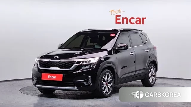 Kia Seltos 2019 Черный из Кореи
